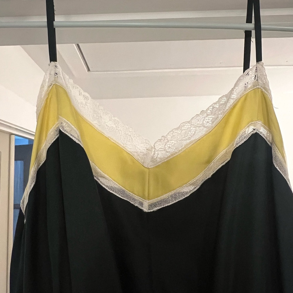 Robert Rodriguez satin and lace midi dress size 4 - Picture 2 of 6